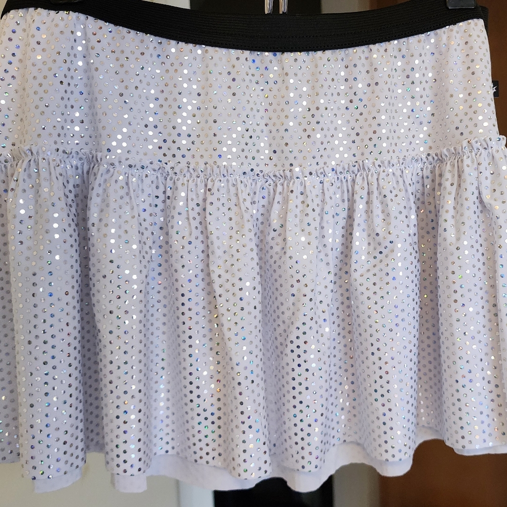 Sparkling White Sequin Skirt